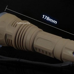 バッテリーと充電器付き　防水ダイビング屋外led懐中電灯トーチ