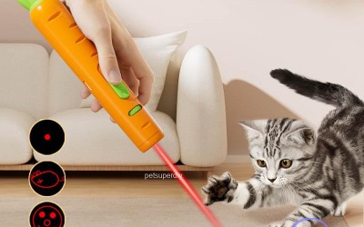 猫を楽しませて退屈を和らげる猫用おもちゃのレーザーポインター