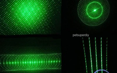 5in1 100mw 緑 レーザーポインター　教師、会議用　多機能レーザーペン