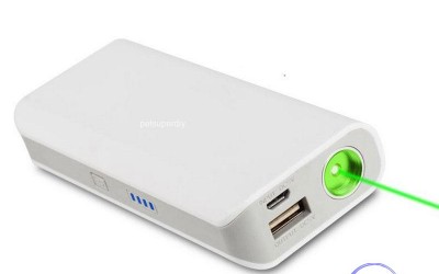 バックアップのレーザーモバイルパワー5200mah 50mwグリーンレーザー
